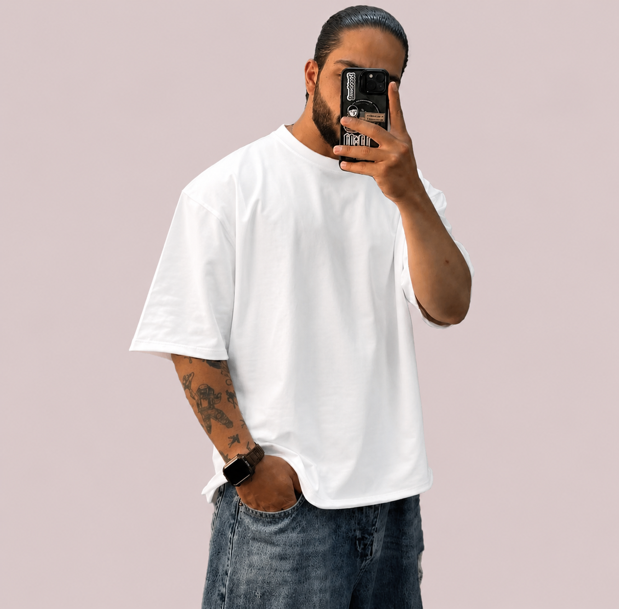 Oversized T-Shirt For Casual And Formal Wear.