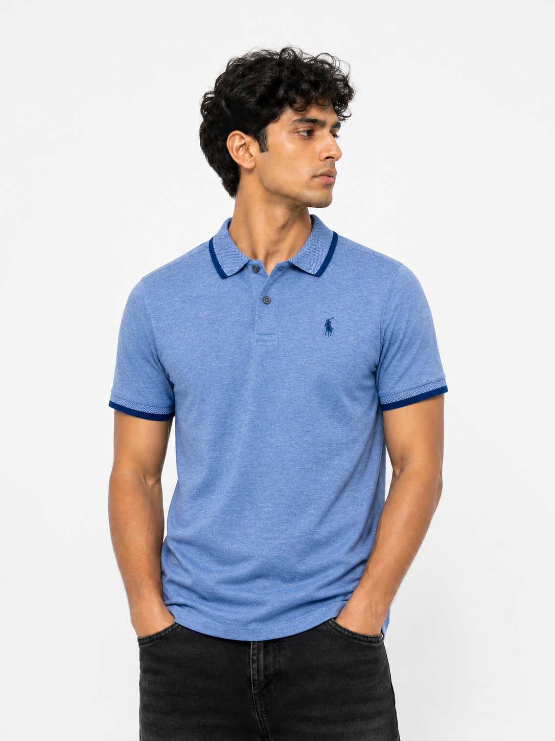 TWO TONE POLO