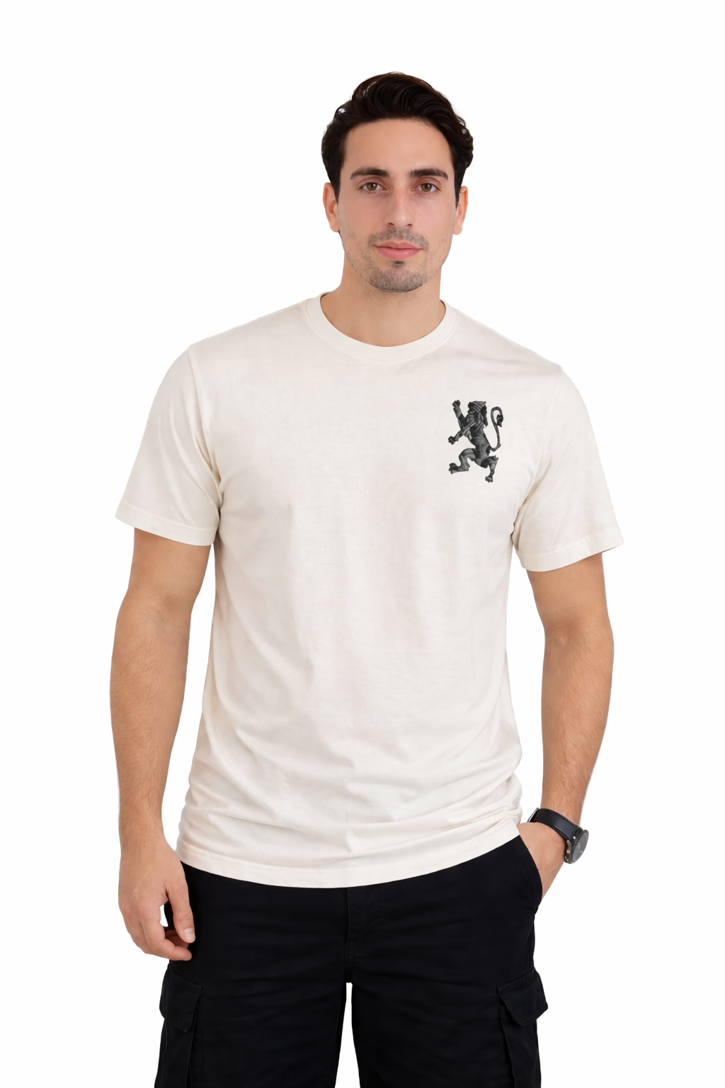 Men’s Premium AIIZ China Lycra Cotton Graphic Tee