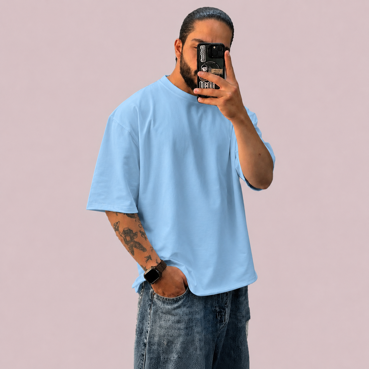 Oversized T-Shirt  For Casual And Formal Wear.