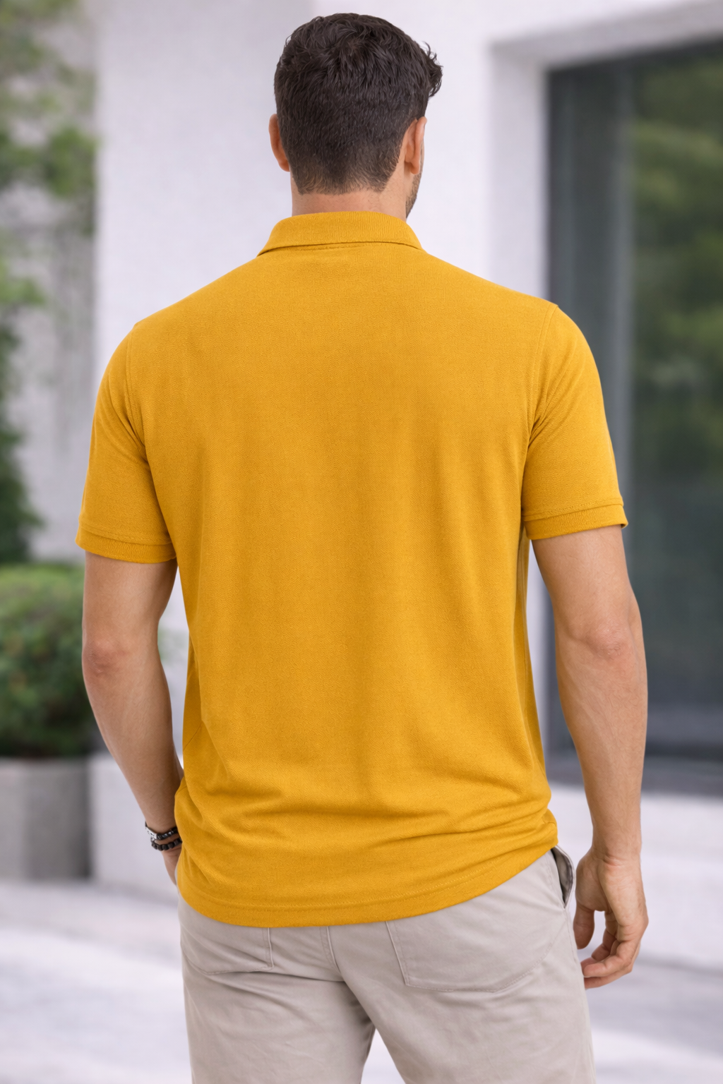 MEN'S PK Polo Tees (Mustard)