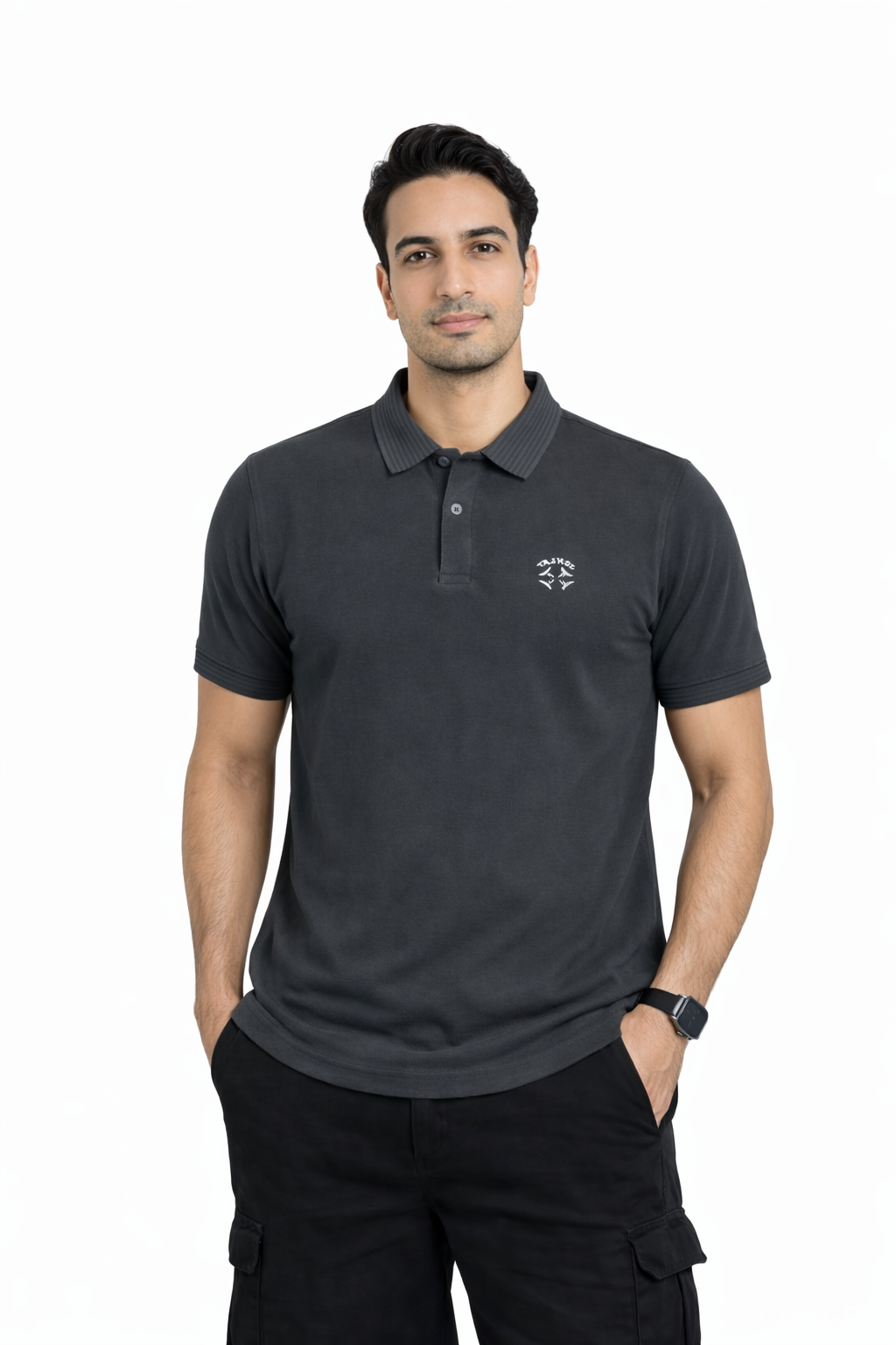 MEN'S PK Polo Tees (Gray)