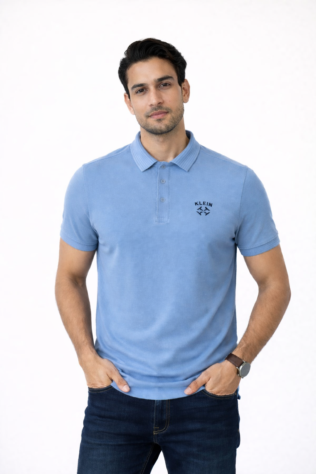 MEN'S PK Polo Tees ( SKY BLUE)