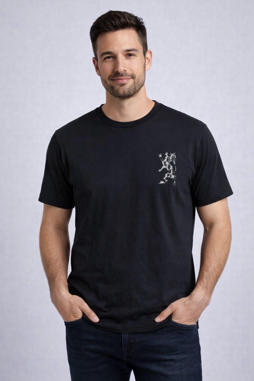 Men’s Premium AIIZ China Lycra Cotton Graphic Tee