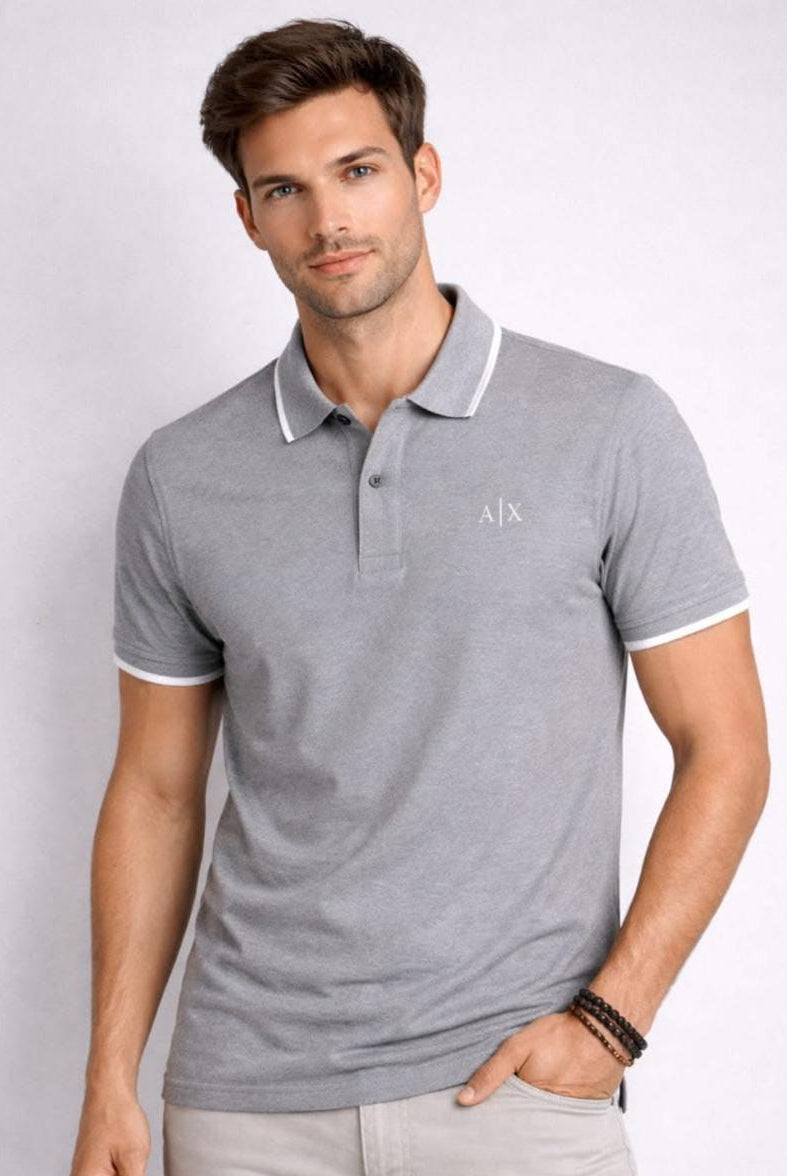 MEN'S Two Tone Tee A/X (Light Gray)